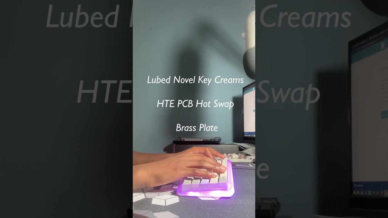Arkitechnology X CKB | Lubed Novel Key Cream Typing Test
