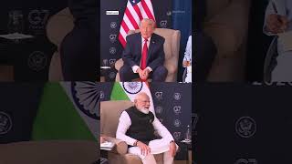 He looks so nice. He's an angel but he's a tough trader: Trump praise for PM Modi | #shorts #modi