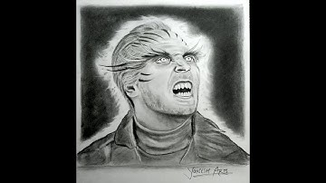 Robot 2.0 Drawing Akshay Kumar as Crowman | Realistic drawing