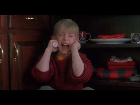 Home Alone (1990) Scaring Marv Scene