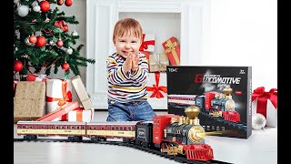 Temi Train Sets With Steam Locomotive Engine