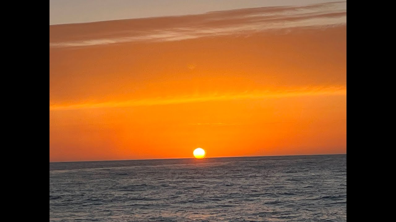 Sunset over the Atlantic