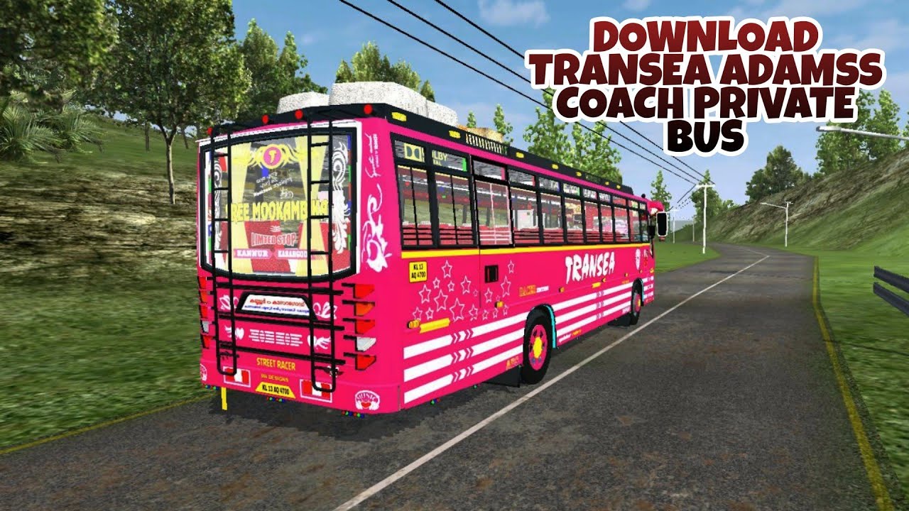 TRANSEA Admass Private Bus Mod In Bus Simulator Indonesia - Bussid Bus