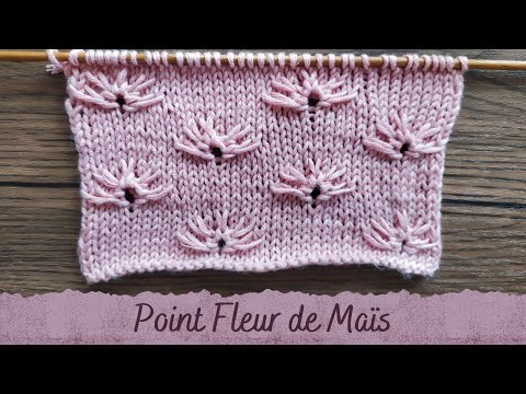 KNITTING STITCH - Cornflower Stitch