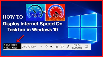 How to Show Internet Speed on Taskbar in Windows 10 | Display Internet Speed On Taskbar In Windows