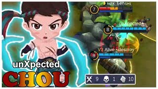 unXpected who Else? [unXpected] mobile legends chou gameplay