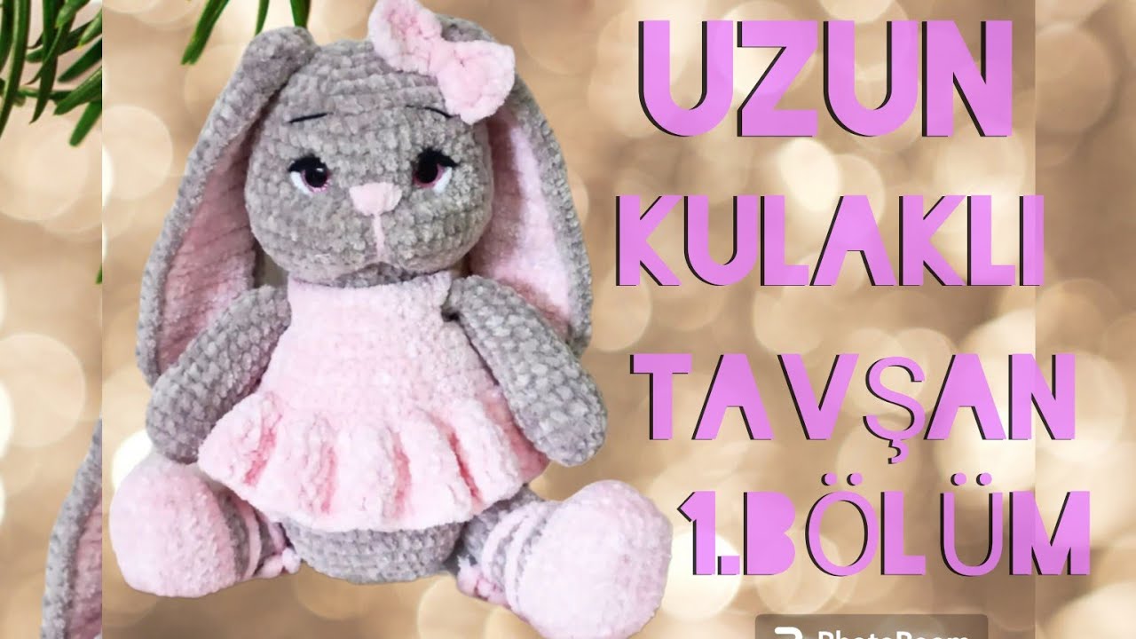 АМИГУРУМИ ДЛИННОУШИЙ КРОЛИК ЧАСТЬ 1