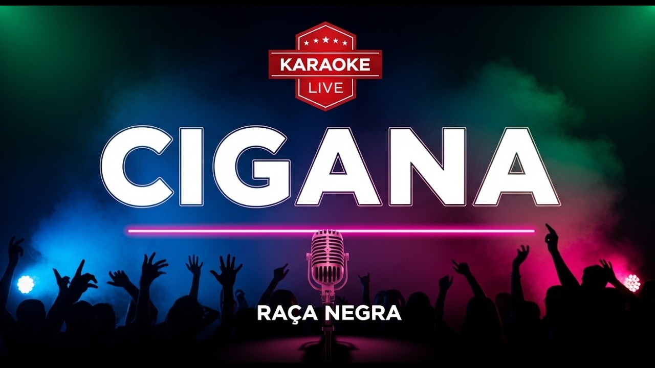 🎤 Grupo Raça Negra – Cigana | Karaokê com Letra (Cante com Emoção!) | SingUp Karaokê