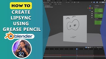 How To Create LipSync Using Grease Pencil In Blender