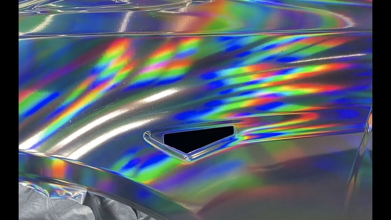 Best Holographic vinyl wrap! Easy install! Luxx vinyl YouTube