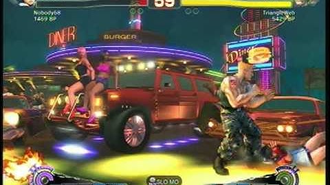 Super Street Fighter 4 Sakura vs Guile