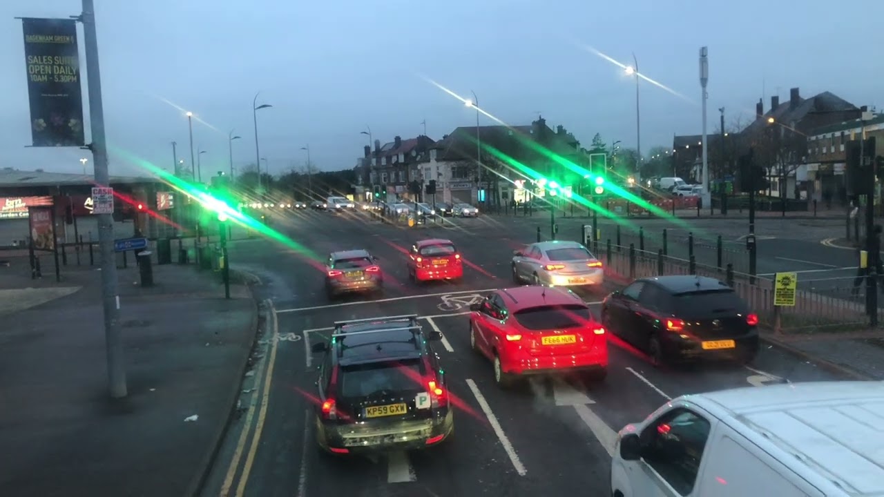 London Buses Route 145 12428 Stagecoach to Dagenham Asda in Dagenham Finale 