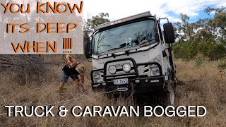 4x4 Truck & Off Road Caravan Bogged Carnarvon Gorge Ka Ka Mundi Section Part One  @HemaMaps1983