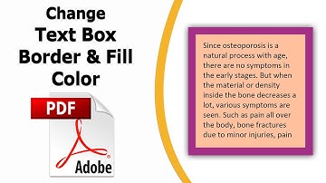 How to change text box border and fill color in pdf using adobe acrobat pro-dc
