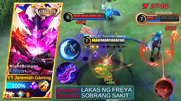 SUPER ONE SHOT BUILD🔥| BROKEN BUILD | TOP 1 GLOBAL FREYA | FREYA BEST BUILD 2022 | MUST WATCH | MLBB