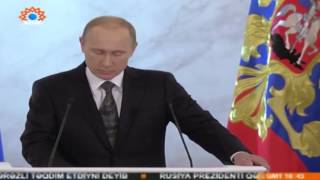 Azeri Sahar Tv | Rusiyanın Prezidenti Vladimir Putinin müraciyəti |