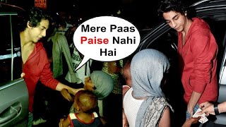 Srks Son Aryan Khans Unseen  With A Beggar Asks For Food And A Photo From Him Gone Viral