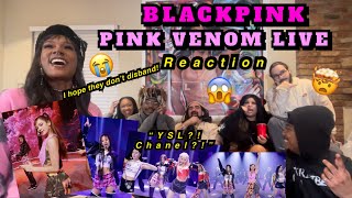 FIRST TIME BLACKPINK REACTION PINK VENOM LIVE