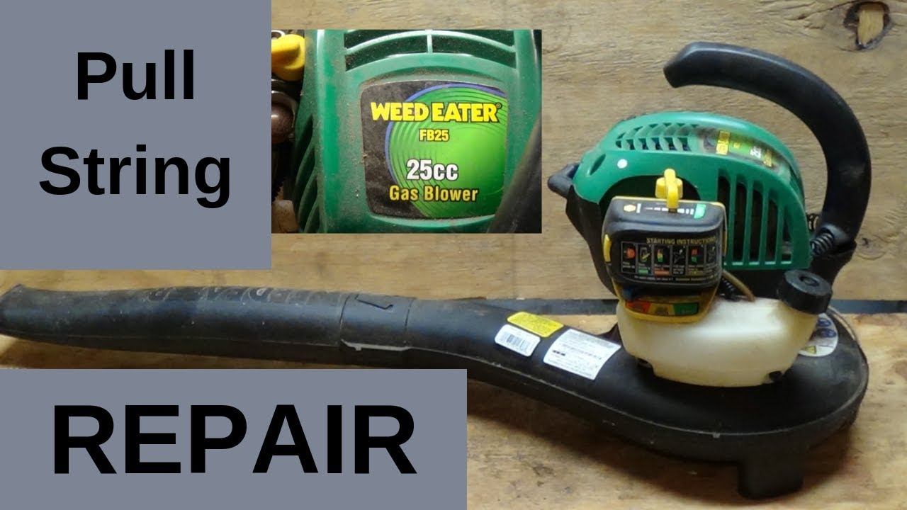 weedeater gas blower troubleshooting