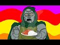 レトルトカレーを売る悪魔博士。
