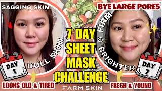 HOW TO FIRM AND BRIGHTEN SKIN IN JUST 7 DAYS | FARM SKIN SUPERFOOD SALAD FACIAL SHEET MASK screenshot 3