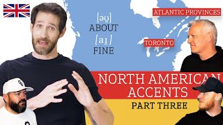 Accent Expert Gives a Tour of North American Accents - (Part 3) REACTION!! | OFFICE BLOKES REACT!!