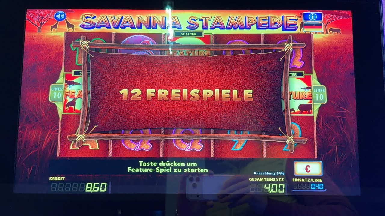 AUF 4€ EINSATZ KOMMEN DIE WILDEN TIERE