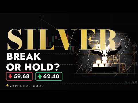 ZYPHEROS CODE | Silver XAGUSD Daily Structure: Break 59.68 or Hold?