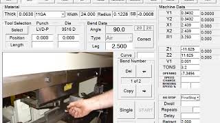 Pacific Press Brake CNC control retrofit by PC Controls