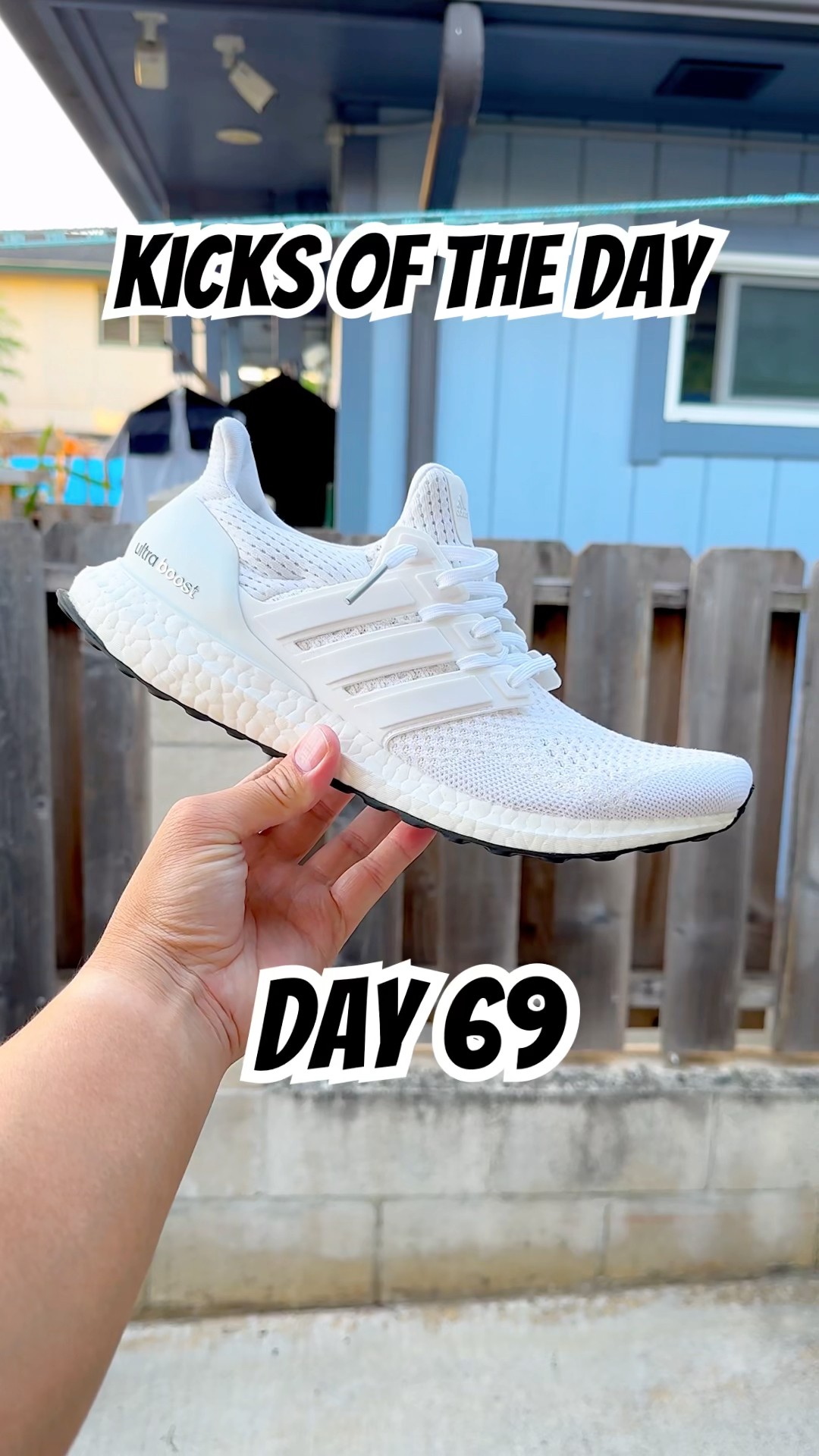 kanye wearing ultraboost