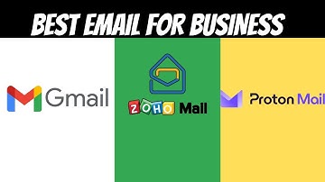 GMAIL VS PROTO MAIL VS ZOHO MAIL( BEST EMAIL FOR BUSINESS)