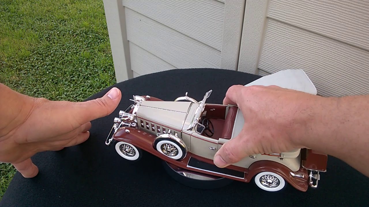 Anson 1/18 1932キャデラック スポーツ フェートン 1:18 Scale 1932 Cadillac Sport Phaeton--Anson Collectables - YouTube