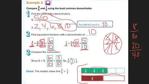 8-6 Compare Fractions