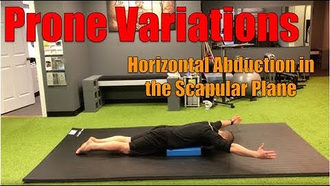 Movement Professional.com: Prone Horizontal Abduction in Scaption