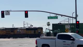 Union Pacific 6874 ILTLB-06 through Downtown Merced - 21