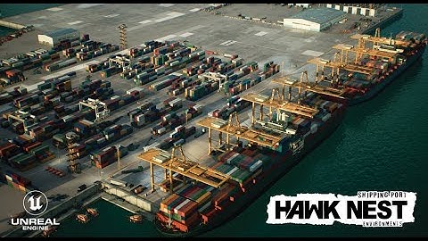 HAWKNEST-Shipping Port - Unreal Engine 5 Environment (Walktrough)
