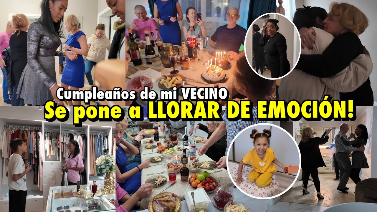 CUMPLEAÑOS DE MI VECINO🥳 ENCUENTRO DE MI MAMÁ Y ELENA🥰 SE PONE A LLORAR😢 UN ACCIDENTE😱 1,2,3 Mar2026
