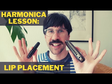 Harmonica lesson: Lip placement on the harmonica