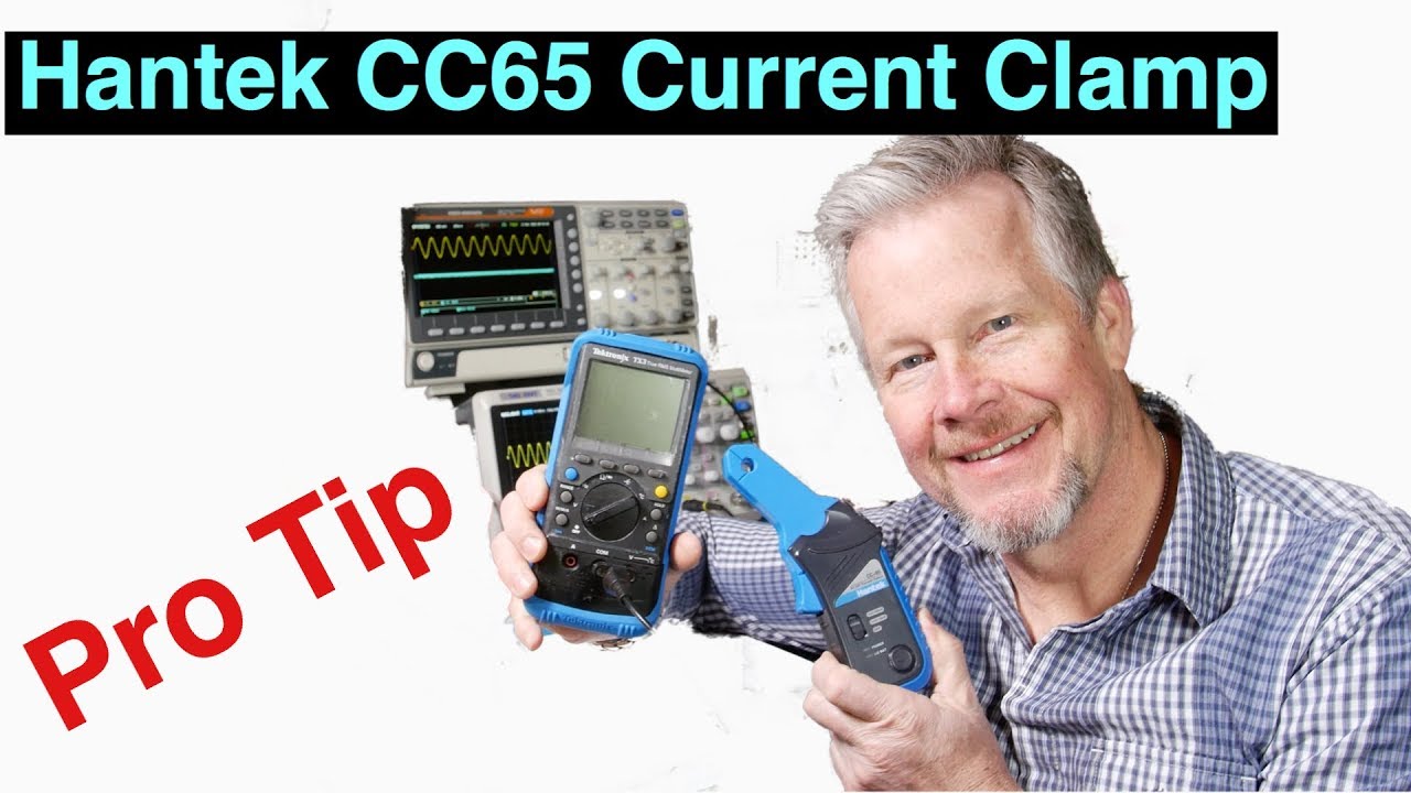 Hantek Current Clamp CC65 Pro Tip for low current measurements YouTube