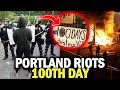 100 Day Protest: Oregan Under ATTACK By ANTIFA As ICE Riots Get Out Of Control