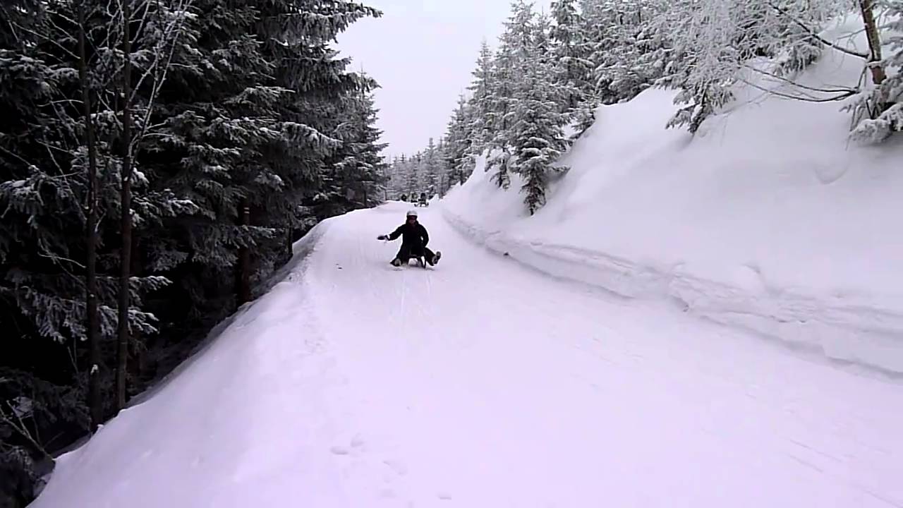 Sáňkování Jánské Lázně-Černá Hora leden 2011