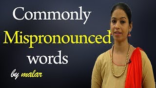 Commonly mispronounced words # 5 - Learn English with Kaizen through Tamil -