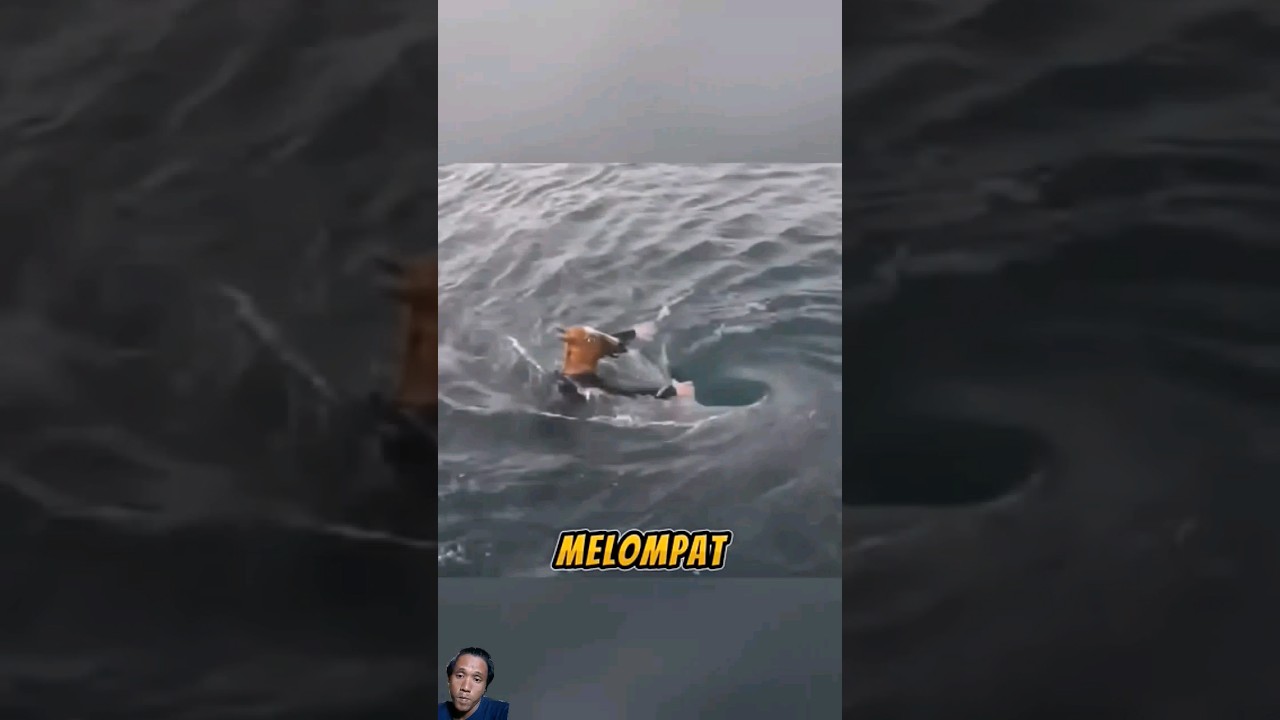 Pria ini nekat masuk ke pusaran air dan ini lah yang terjadi 😱 