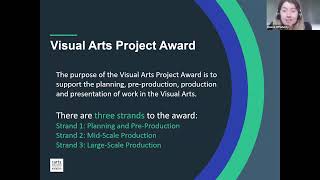 Visual Arts Project Award info clinic 2024