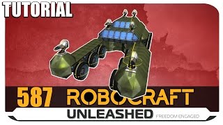 Robocraft Unleashed Tutorial  - mk2 4,668 SMG Buggy 'Duckling' - Let's Build