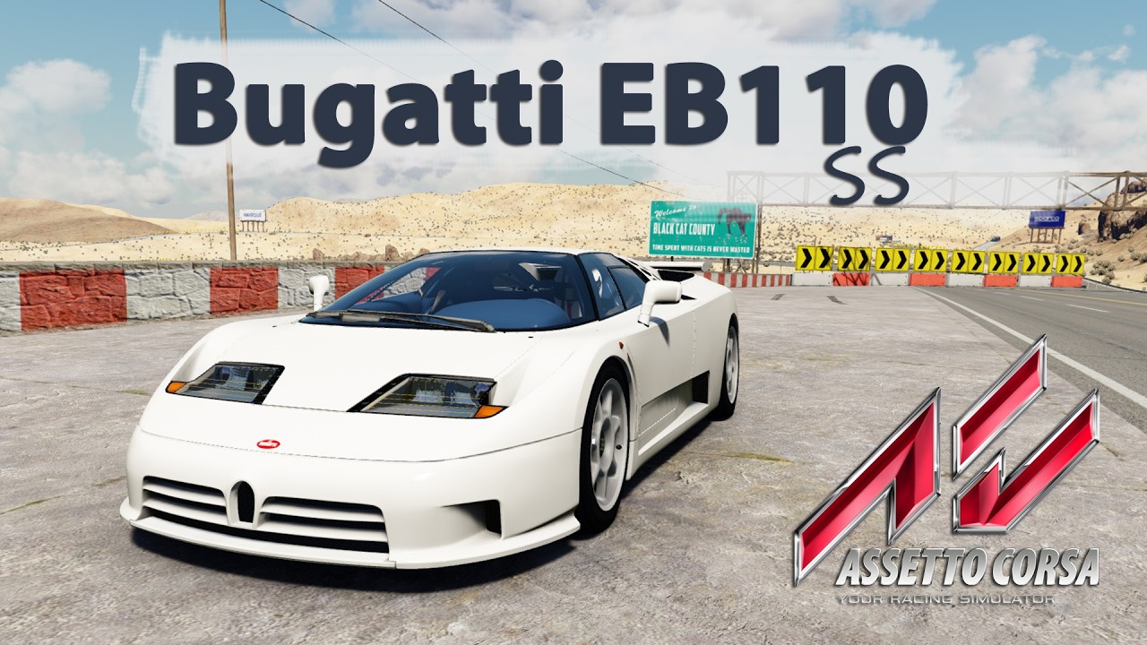 Bugatti EB110 SS gameplay video