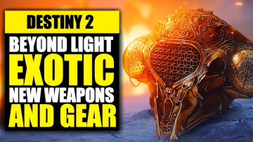 Destiny 2 Beyond Light Exotic Weapons and Gear Trailer
