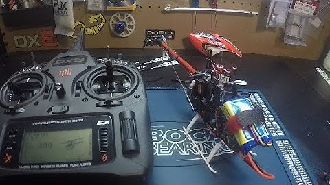 Blade180 CFX swash bind test with MH swash