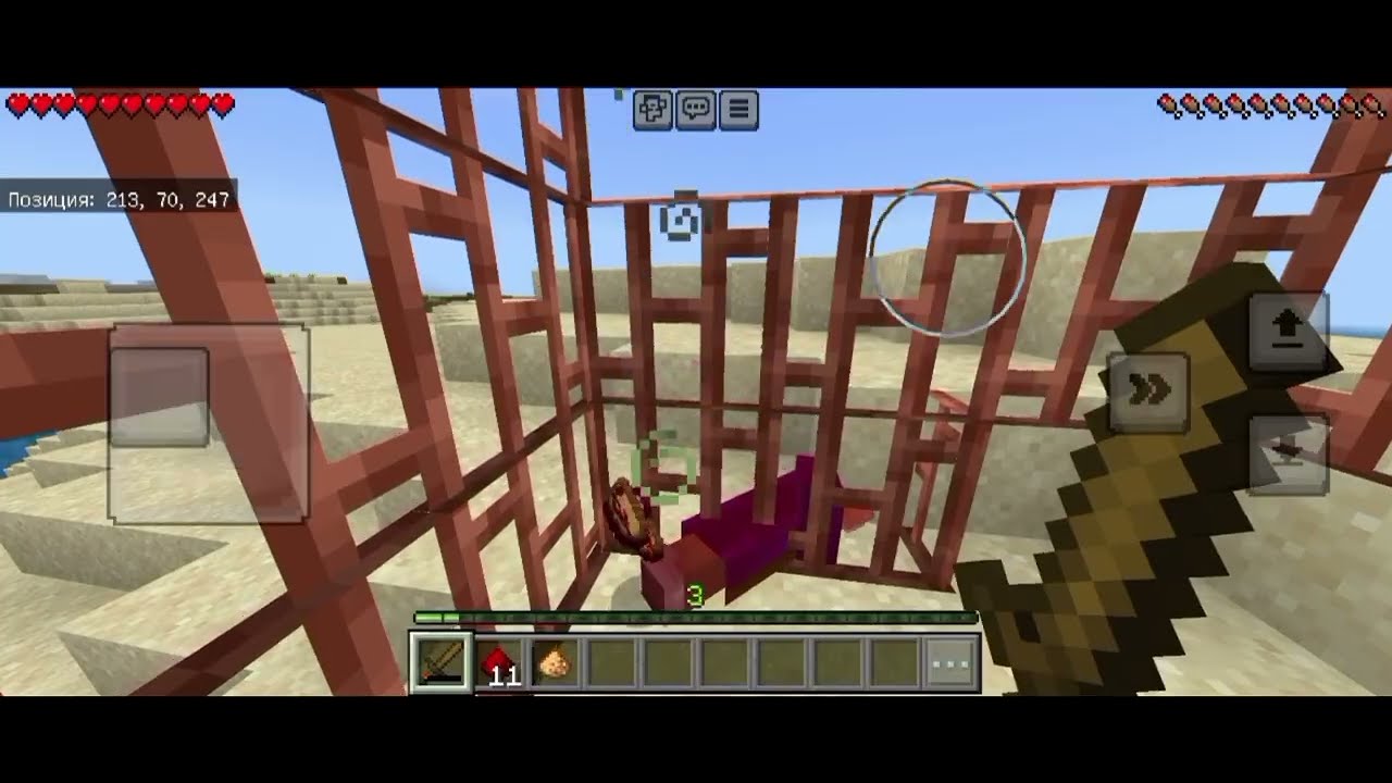 Испытываю разные мечи в Minecraft 