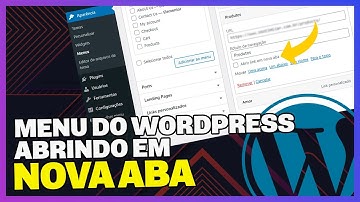 COMO FAZER O MENU DO WORDPRESS ABRIR EM UMA NOVA ABA